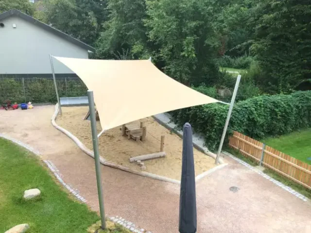Sonnensegel für Kita und Kindergarten in NRW